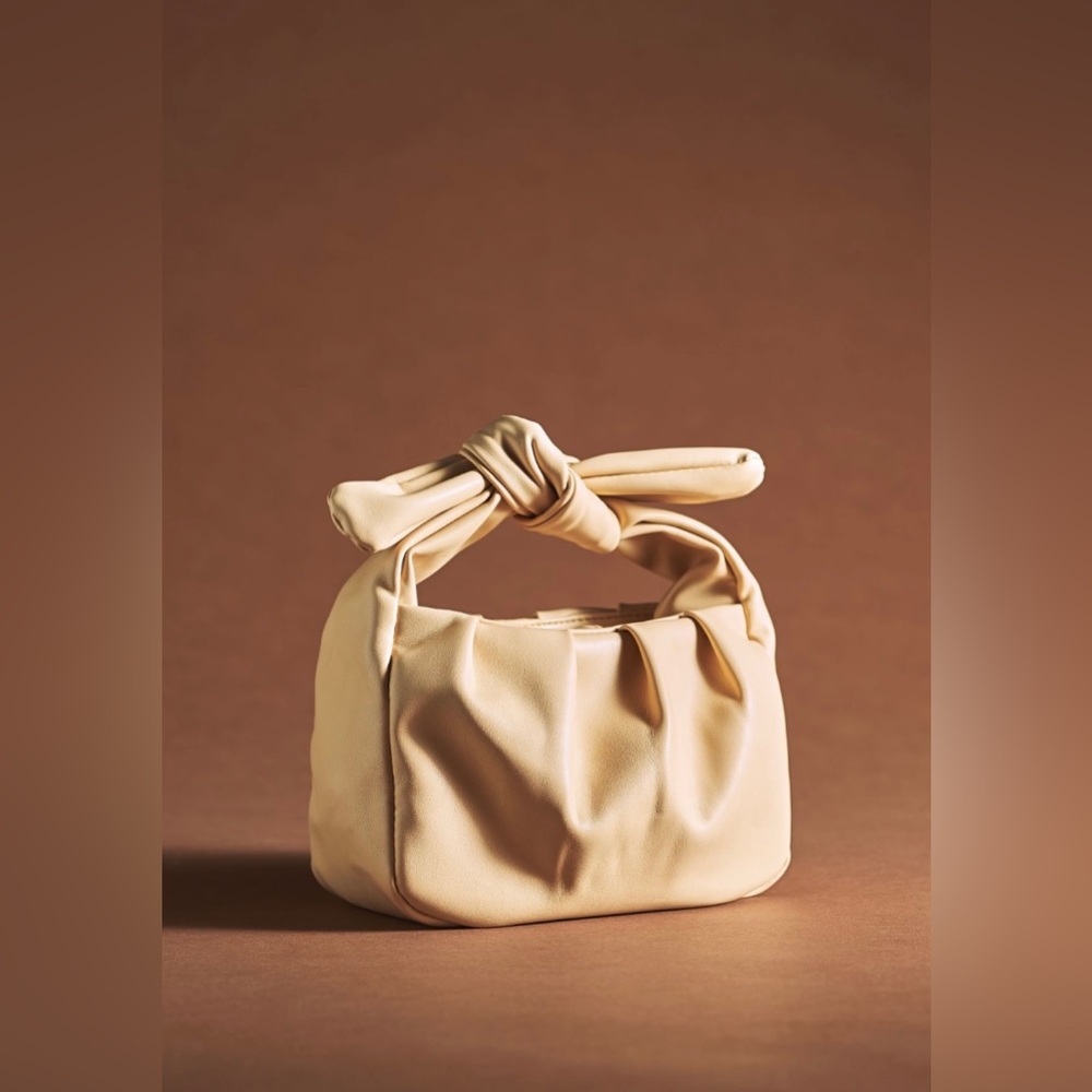 Anthropologie mini knot satchel